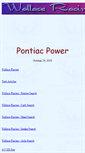 Mobile Screenshot of pontiac-power.com
